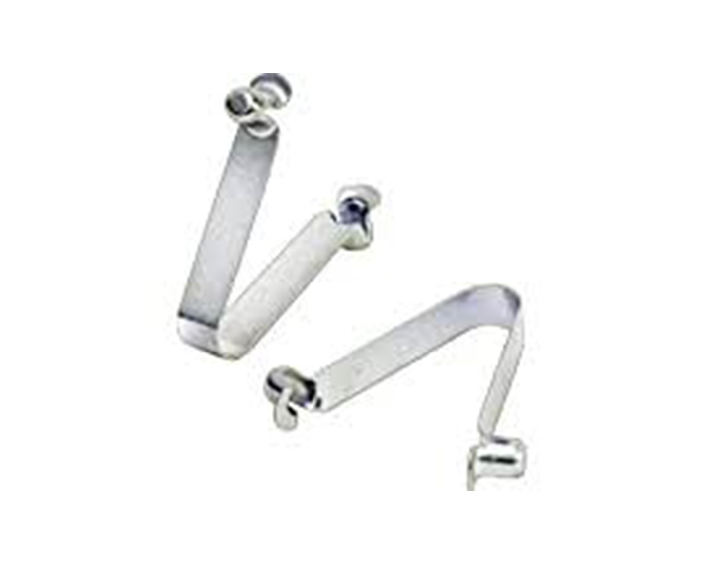Double clip button spring